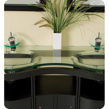 Fresca Unico Espresso Modern Bathroom Vanity w/ Mirrors - living-essentials