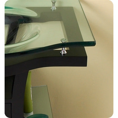 Fresca Cortese Espresso Modern Bathroom Vanity with Mirror - living-essentials