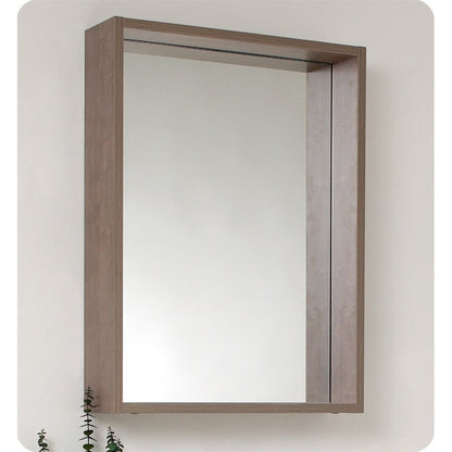 Fresca Potenza Gray Oak Modern Bathroom Vanity w/ Pop Open Drawer - living-essentials