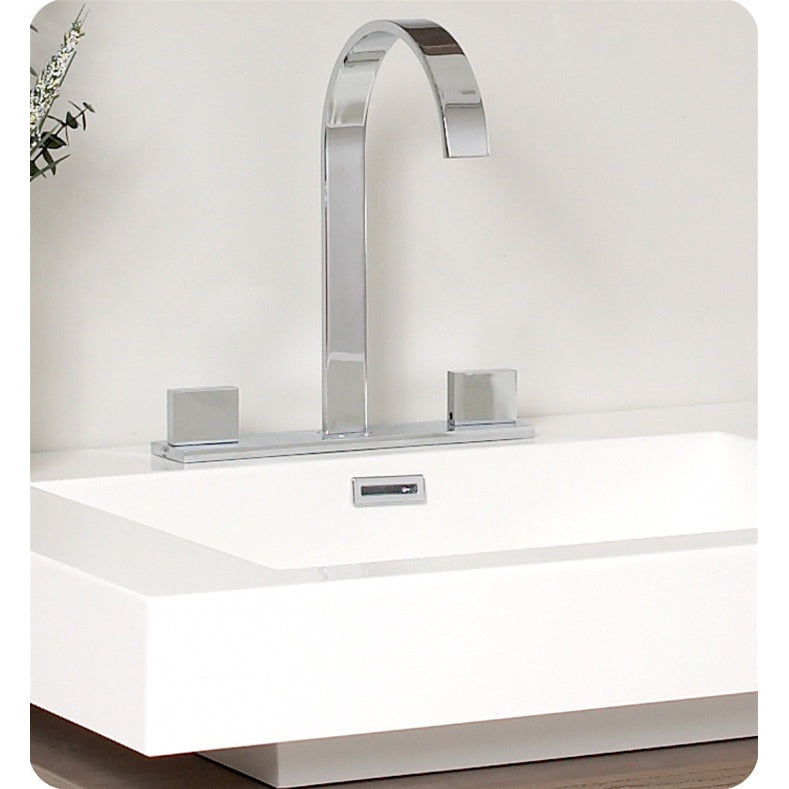 Fresca Potenza Gray Oak Modern Bathroom Vanity w/ Pop Open Drawer - living-essentials