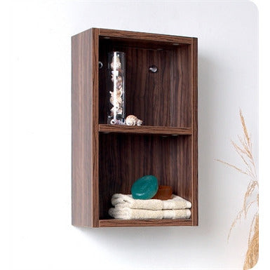 Fresca Livello 30" Walnut Modern Bathroom Vanity w/ Medicine Cabinet - living-essentials