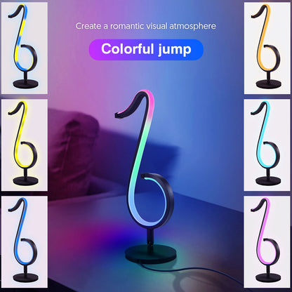 Smart Music Note Table Lamp with APP Control