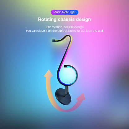 Smart Music Note Table Lamp with APP Control