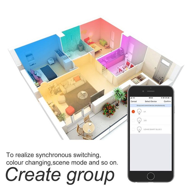 WiFi Smart Spotlight Light Bulb with App Control