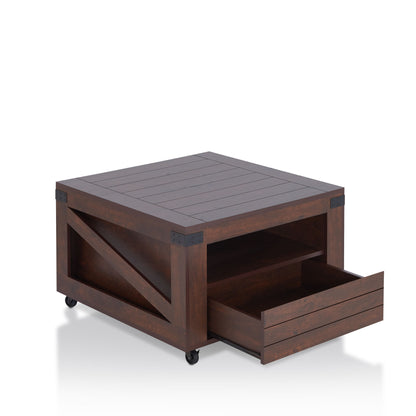 Ketner Industrial Multi-Storage Coffee Table in Vintage Walnut - living-essentials