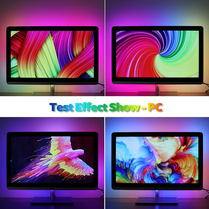 DIY HDTV Computer Monitor Neon Backlight