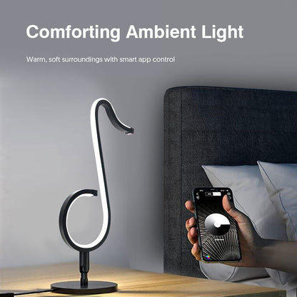 Smart Music Note Table Lamp with APP Control