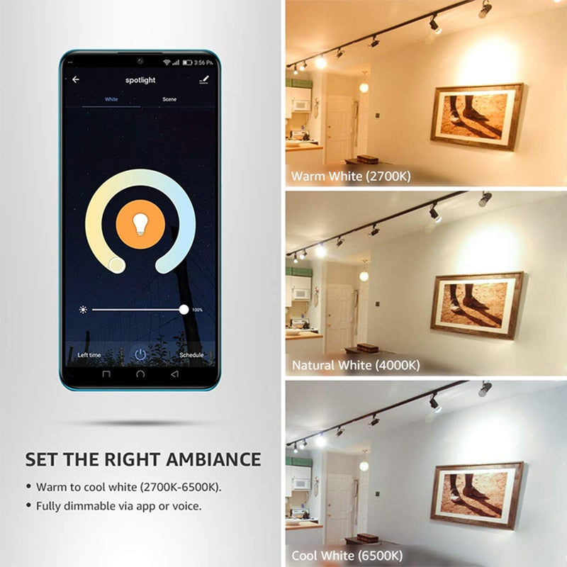 WiFi Smart Spotlight Light Bulb with App Control