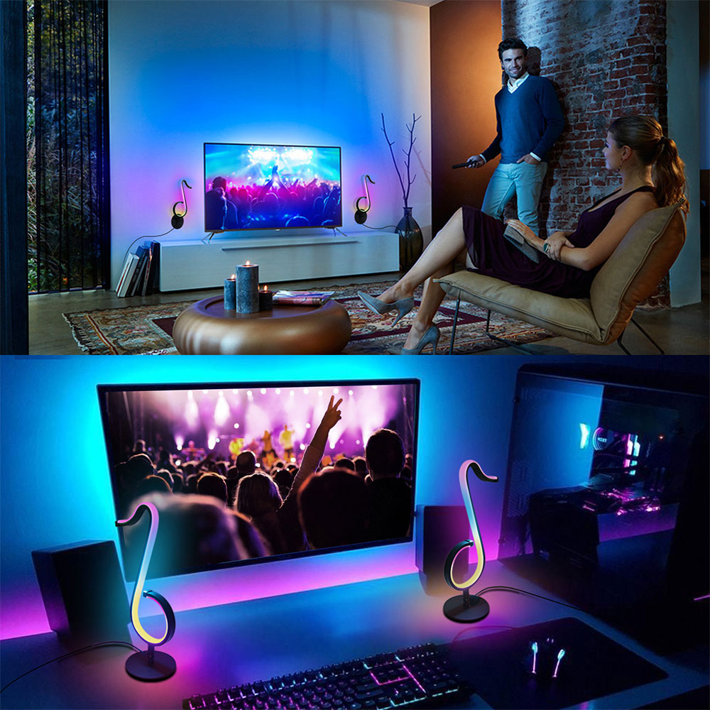 Smart Music Note Table Lamp with APP Control