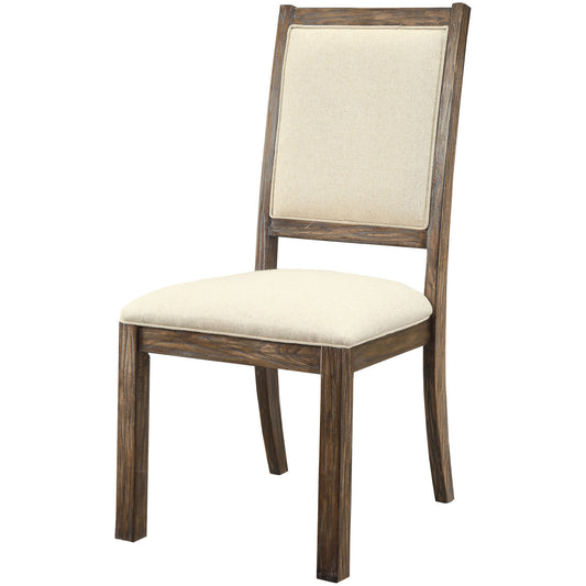 Sozier Contemporary Dining Chair (Set of 2) in Rustic Oak - living-essentials