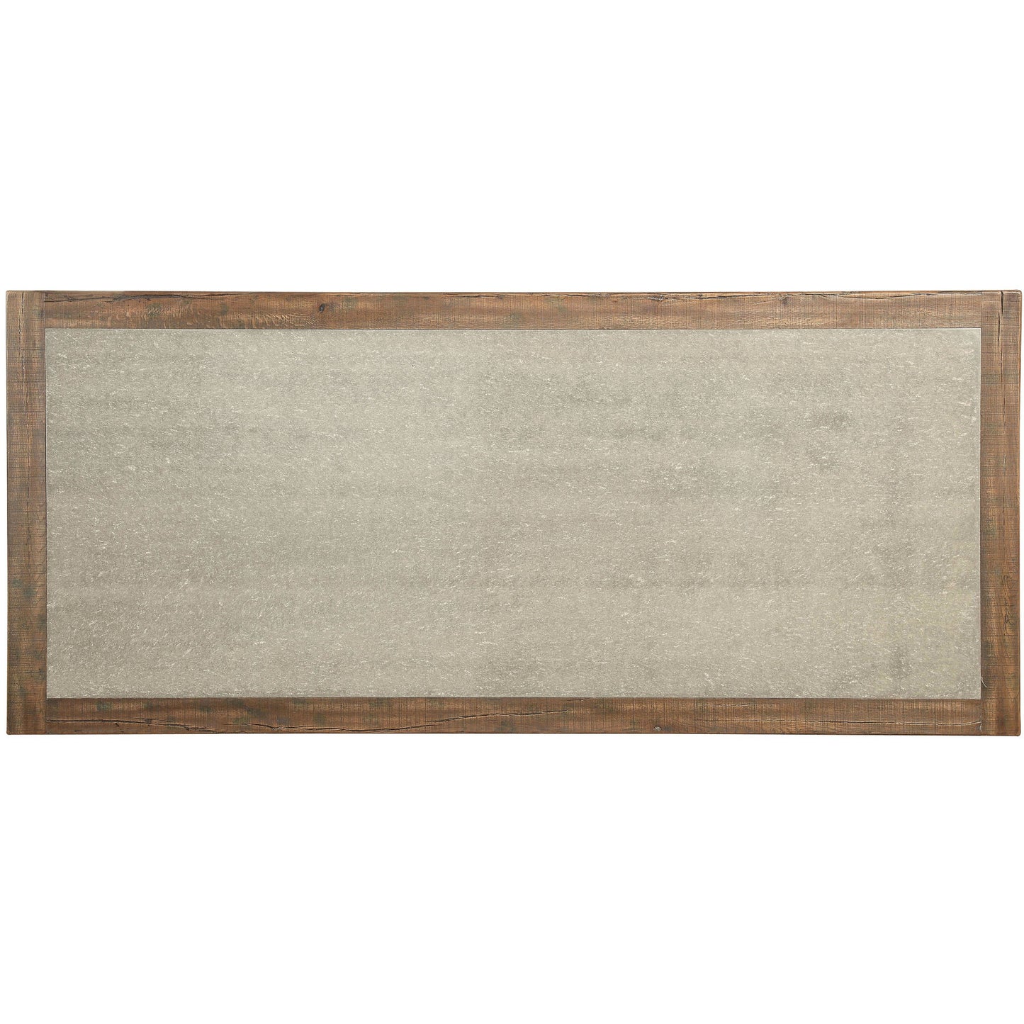 Sozier Contemporary Two Tone Dining Table in Rustic Oak - living-essentials