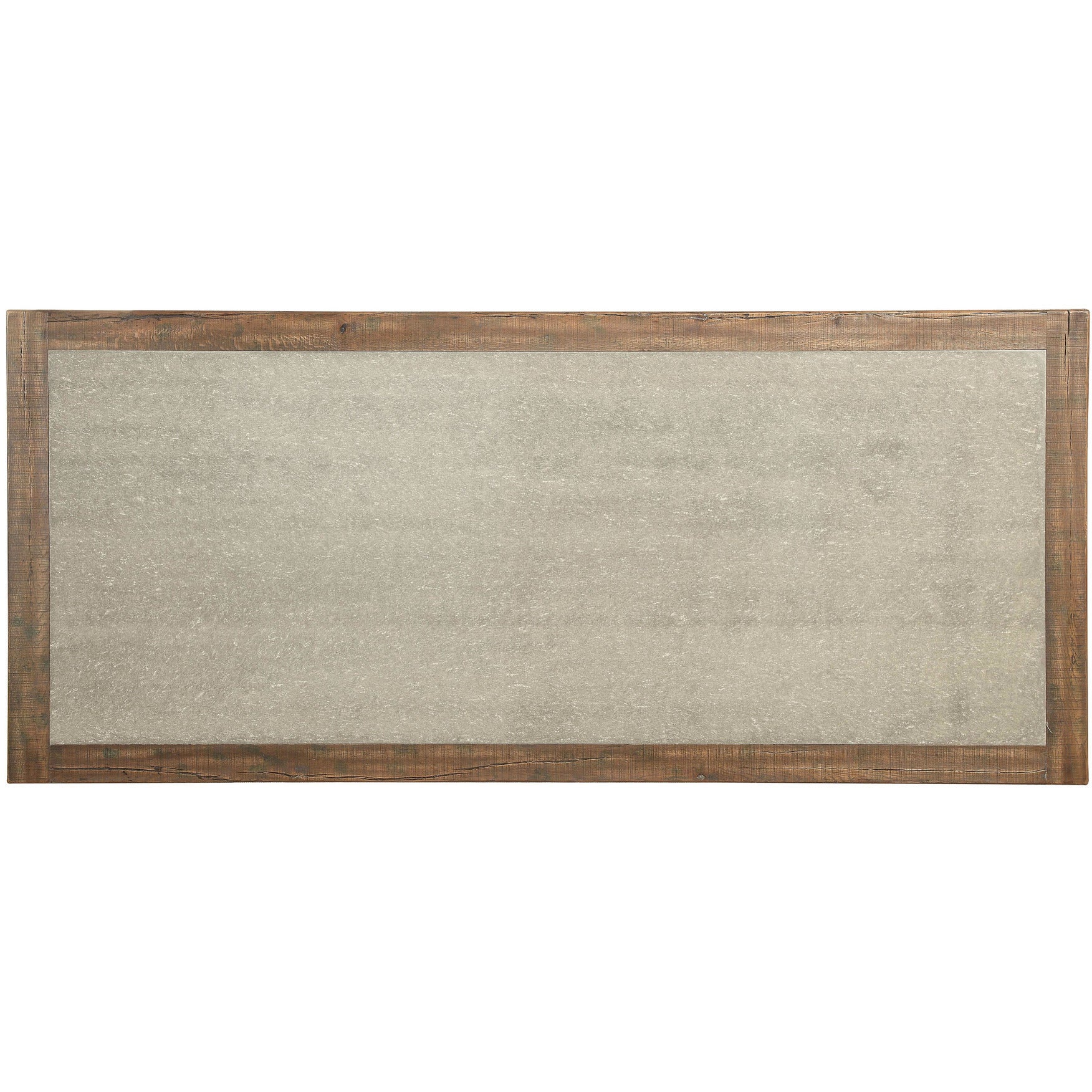 Sozier Contemporary Two Tone Dining Table in Rustic Oak - living-essentials