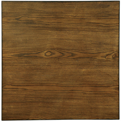 Nestor I Industrial Bar Table in Medium Oak - living-essentials