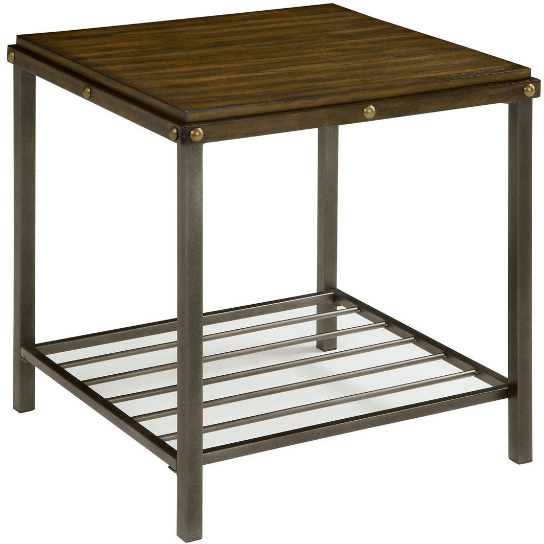 Lida Transitional 3-Piece Coffee and End Table Set in Dark Oak - living-essentials
