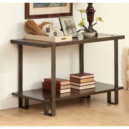 Owen Transitional Sofa Table in Dark Oak - living-essentials