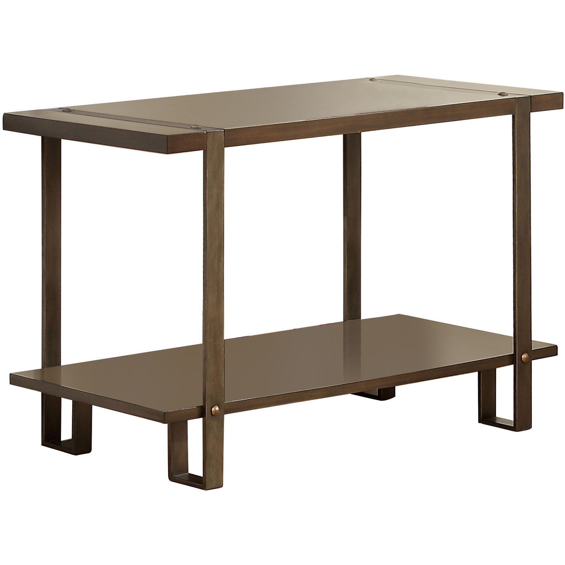 Owen Transitional Sofa Table in Dark Oak - living-essentials