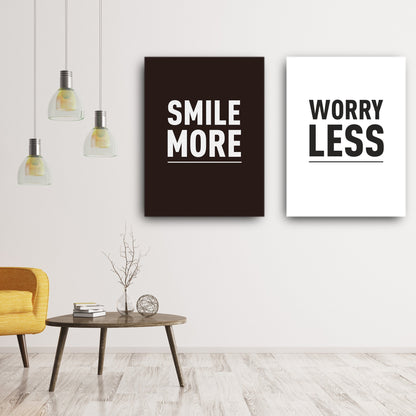Smile More Worry Less - 2 Pack - living-essentials