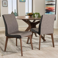 Katherine Mid-Century Fabric Dining Chair Set Of 2 - living-essentials