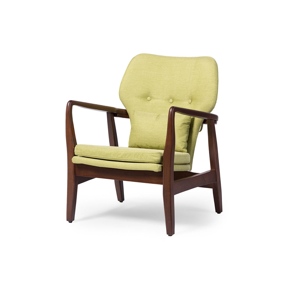 Randy Retro Green Lounge Chair - living-essentials