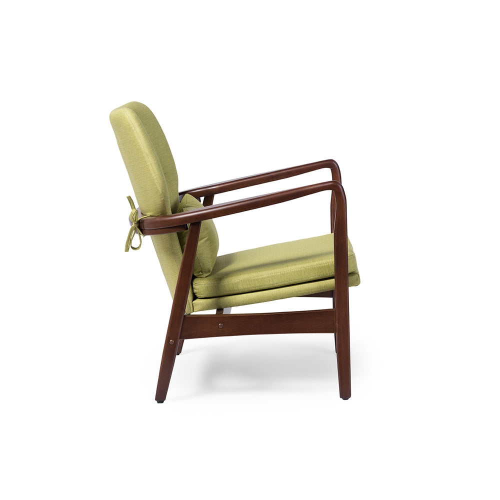 Randy Retro Green Lounge Chair - living-essentials