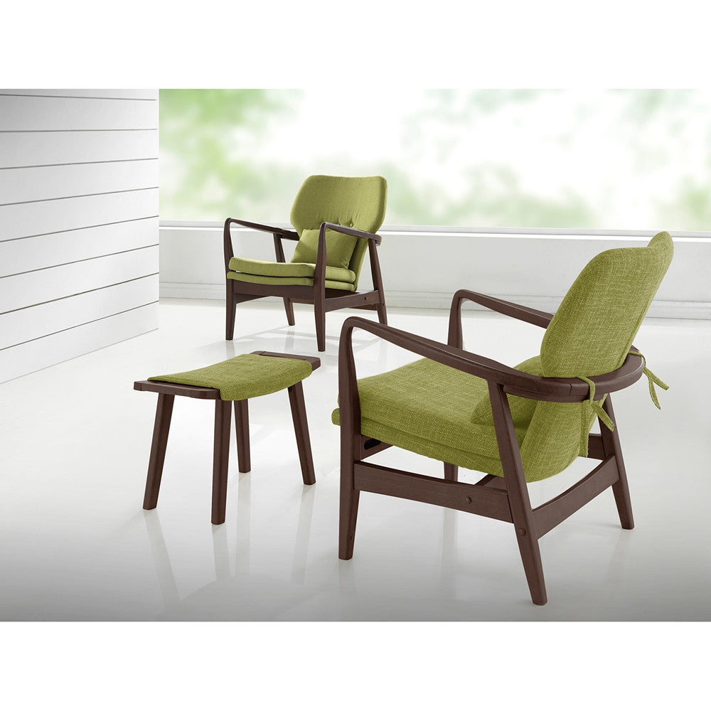 Randy Retro Green Lounge Chair - living-essentials