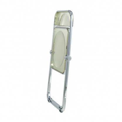 Lawrence Acrylic Folding Chair With Metal Frame