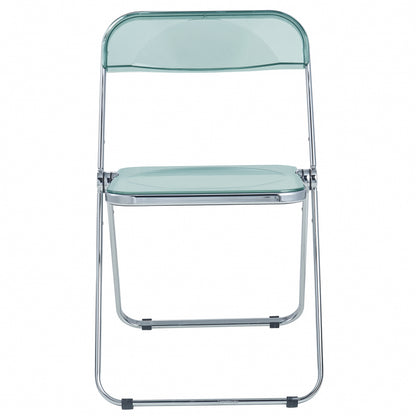 Lawrence Acrylic Folding Chair With Metal Frame