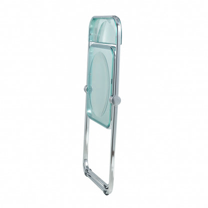 Lawrence Acrylic Folding Chair With Metal Frame