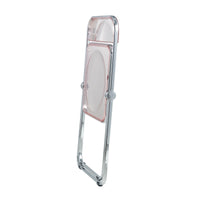 Lawrence Acrylic Folding Chair With Metal Frame