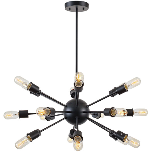 Sputnik Style Industrial Chandelier - living-essentials