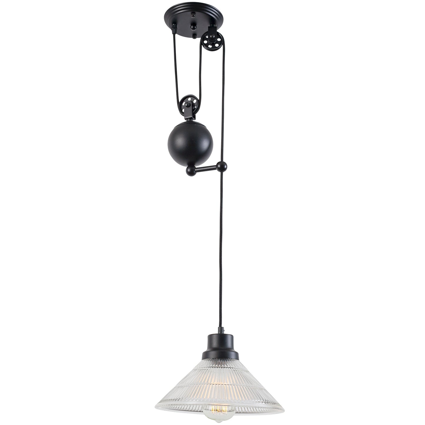 Technician Industrial Pulley Pendant - living-essentials