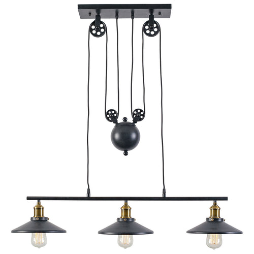 Riley 3-Light Pulley Pendant - living-essentials