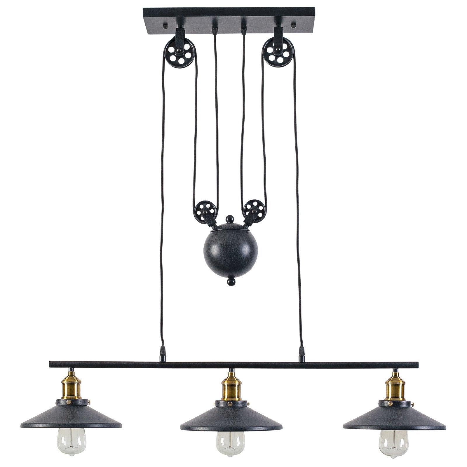 Riley 3-Light Pulley Pendant - living-essentials