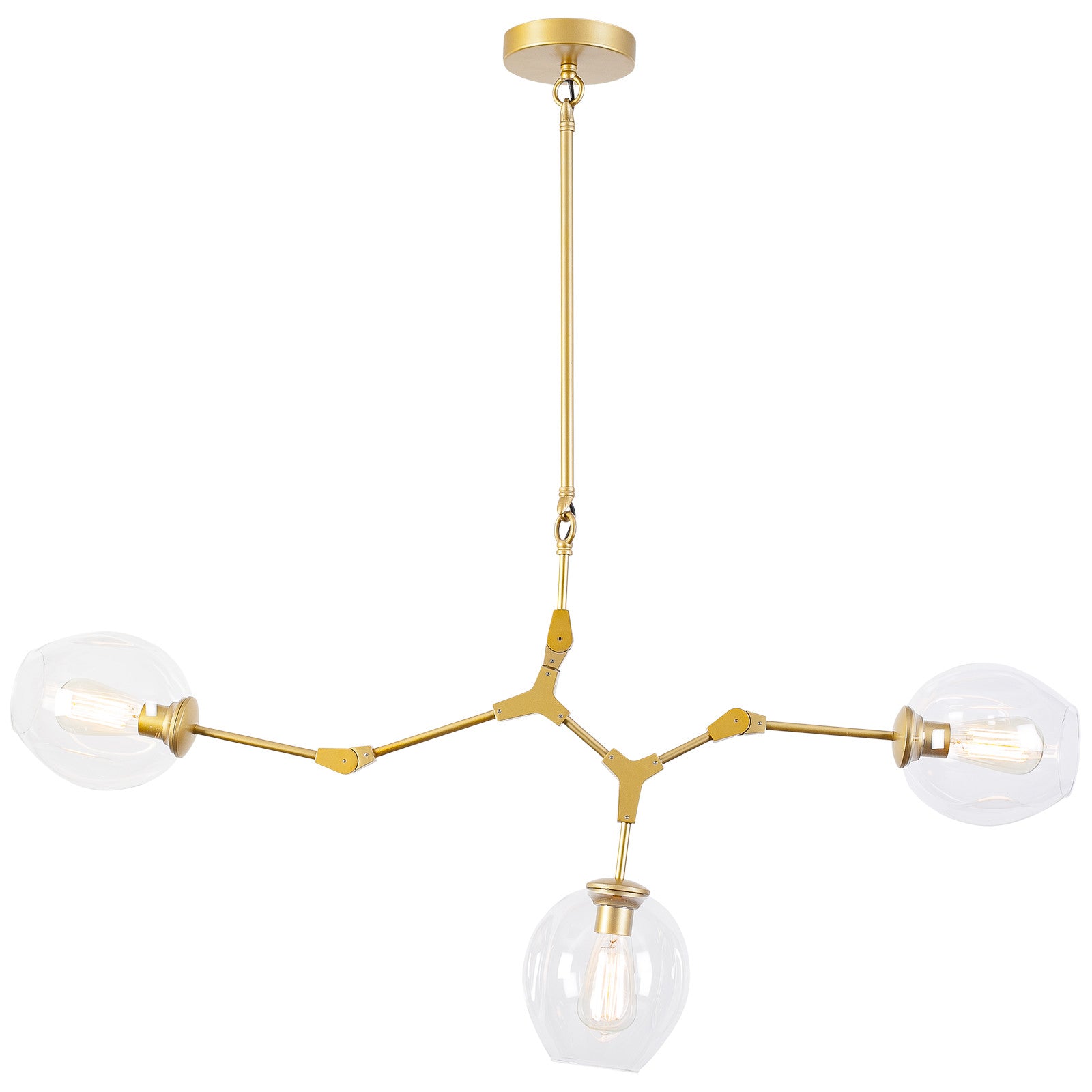 Thunder 3-Light Chandelier - living-essentials