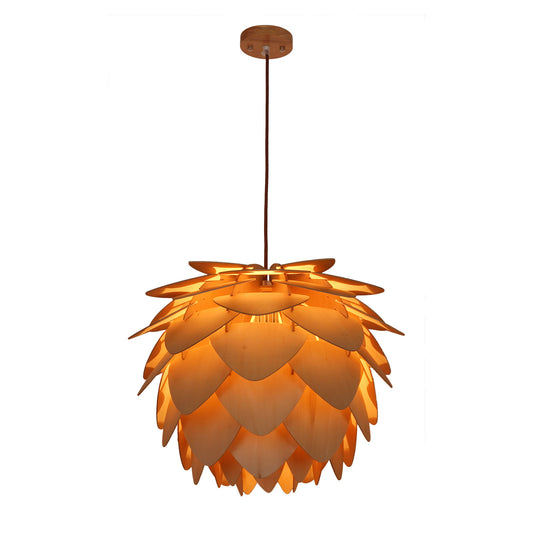 Wooden Leaves 28 inch Chandelier - living-essentials