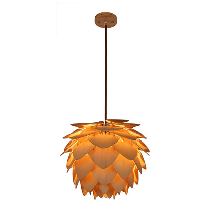 Wooden Leaves 14" Chandelier - living-essentials
