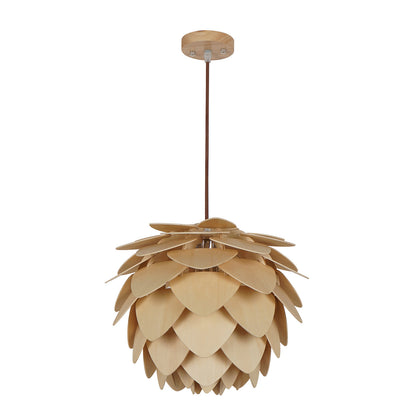 Wooden Leaves 14" Chandelier - living-essentials