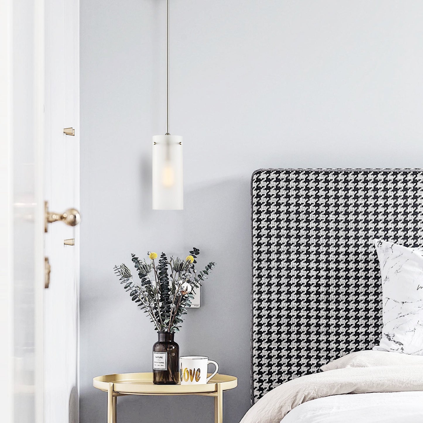 Montreal Frosted Glass Ceiling Lamp