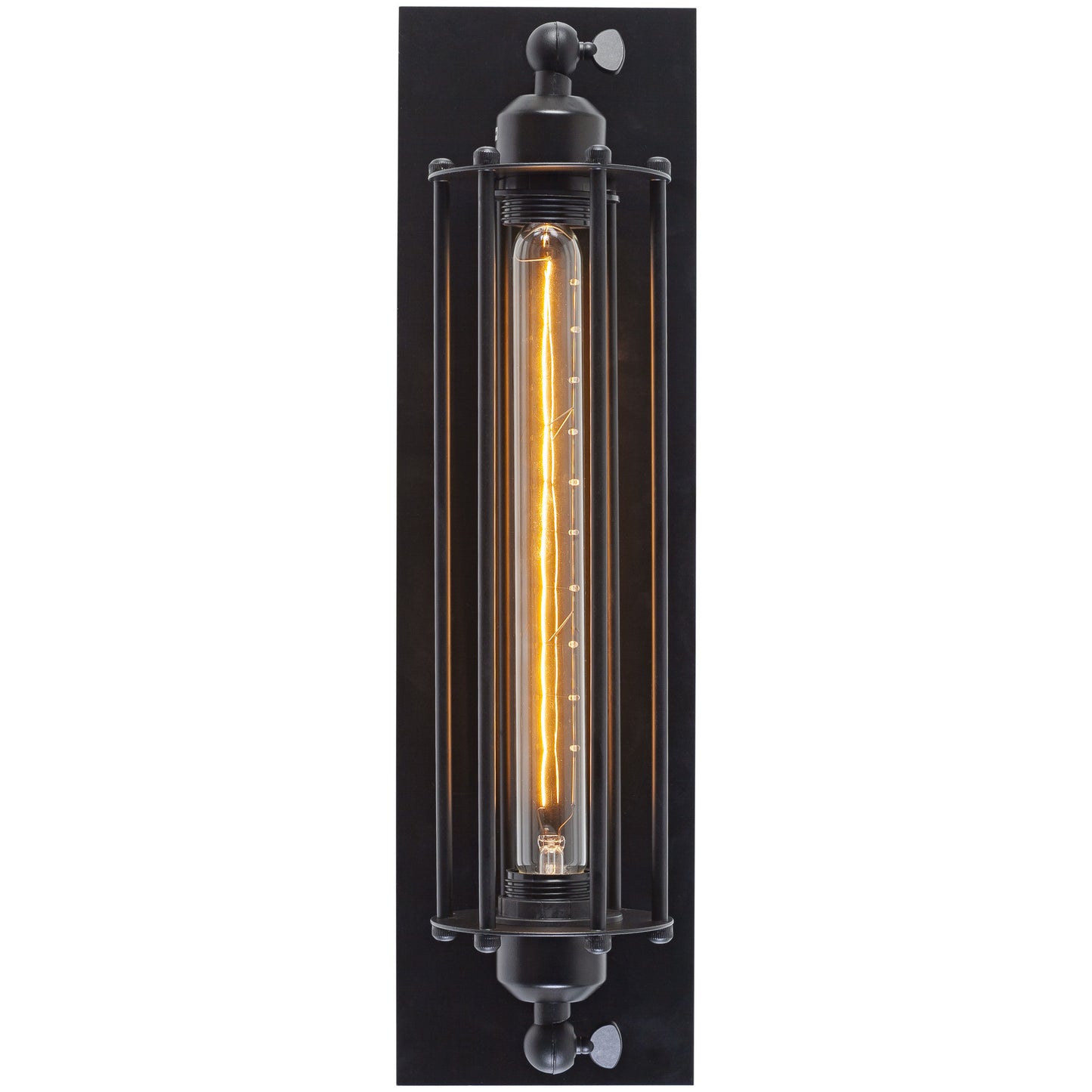 Nicholas Caged Industrial Sconce - living-essentials