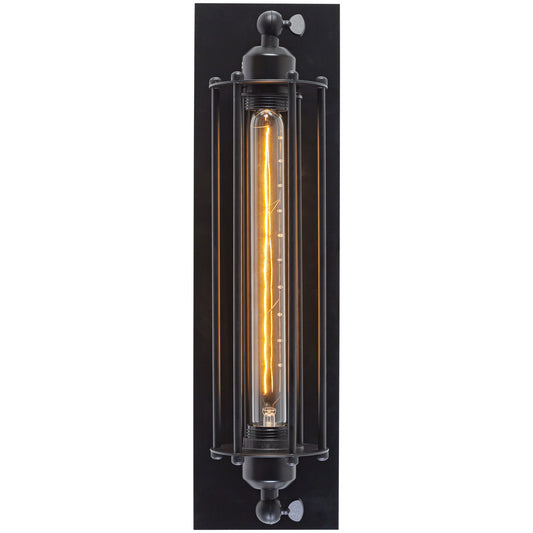 Nicholas Caged Industrial Sconce - living-essentials