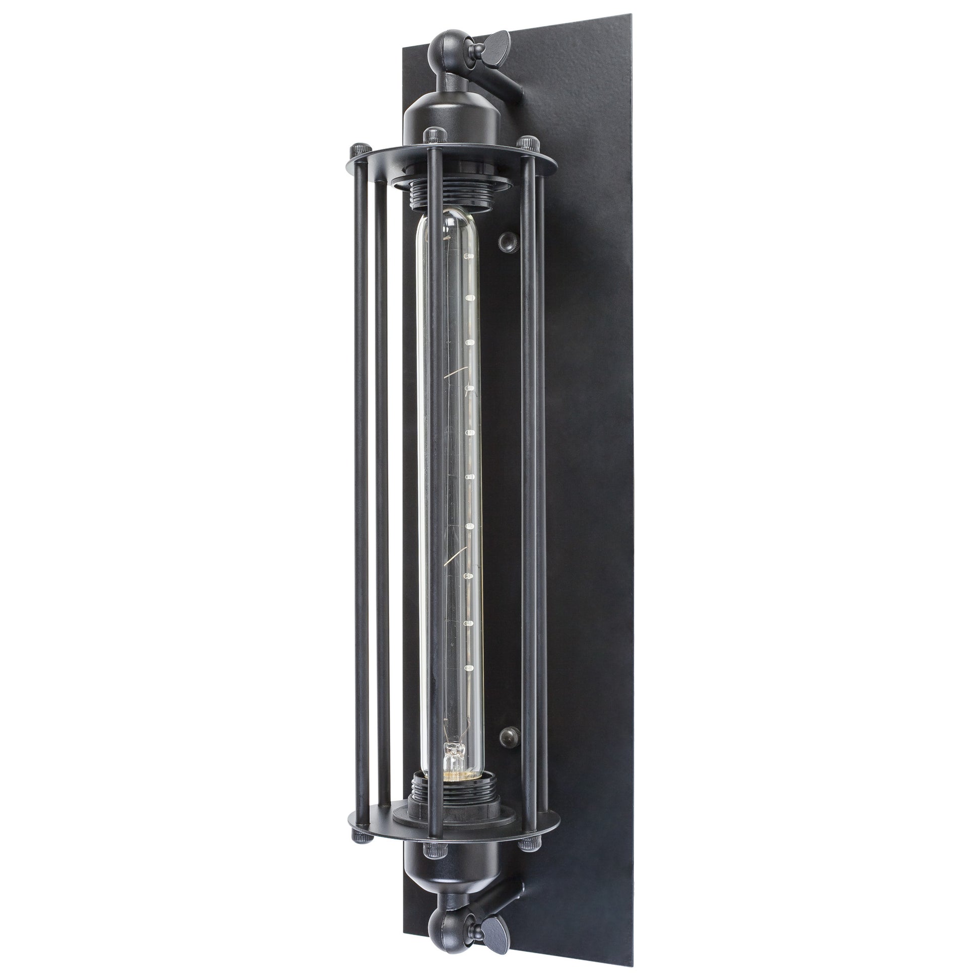 Nicholas Caged Industrial Sconce - living-essentials