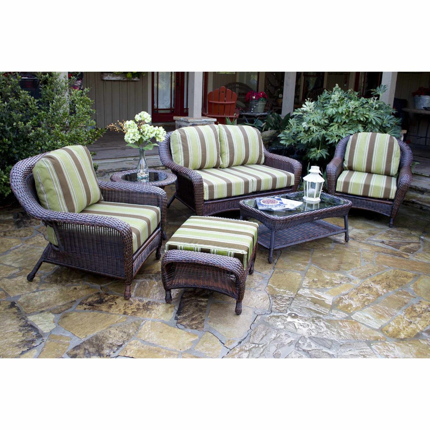 Lexington 6-Piece Outdoor Loveseat Set - living-essentials