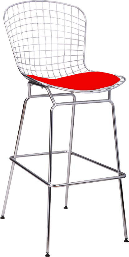 Frilled Wire Barstool - living-essentials