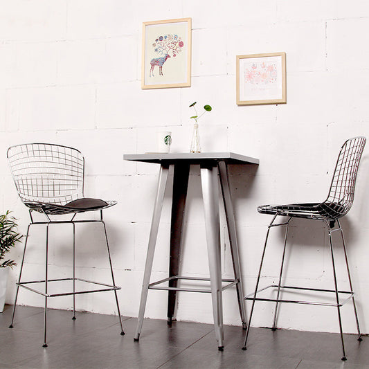 Frilled Wire Counter Stool - living-essentials