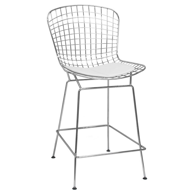 Frilled Wire Barstool - living-essentials