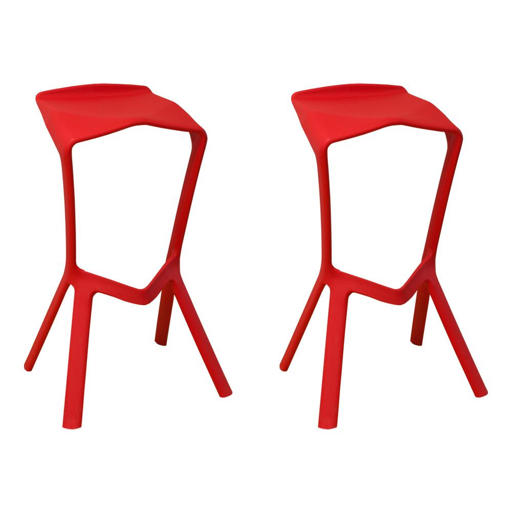 Abbott Facet Bar Stool Set of 2 - living-essentials