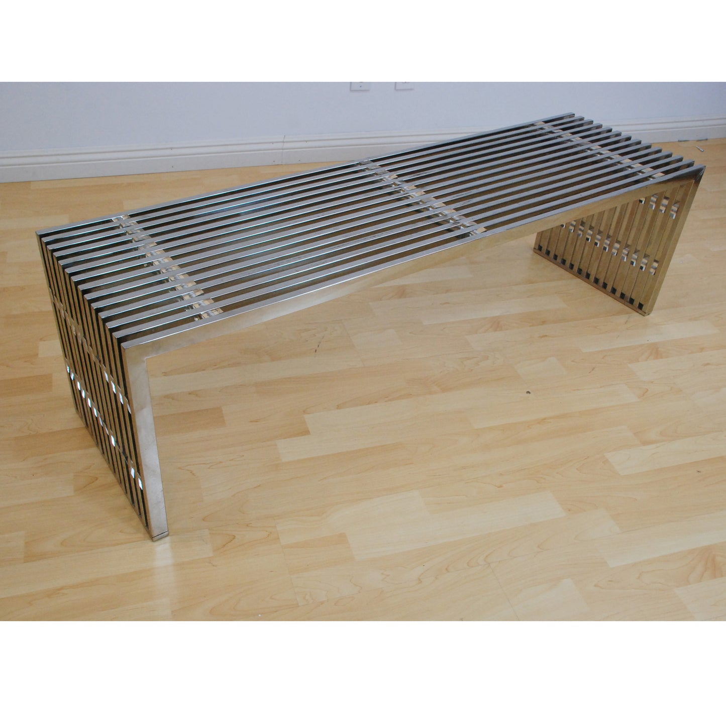 Cuba Block Stainless Steel Bench - living-essentials