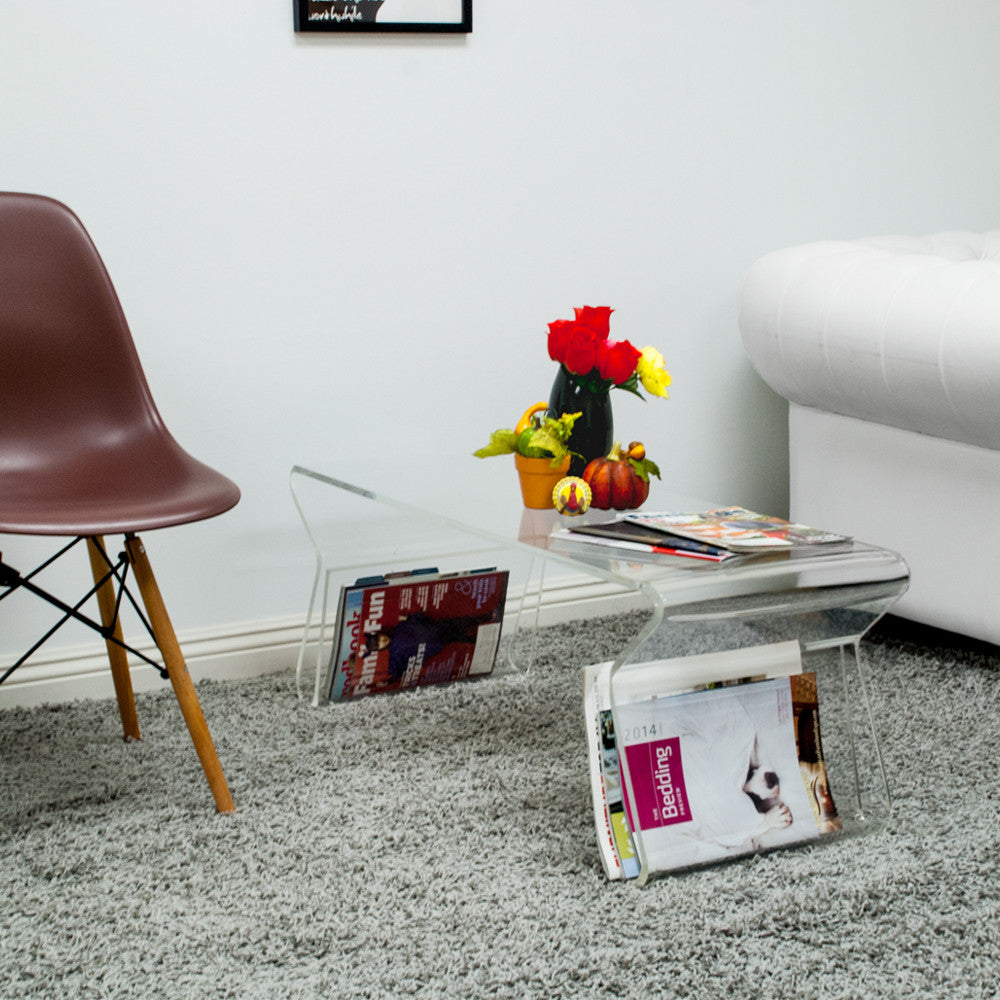 Magee Coffee Table with Magazine Rack - living-essentials