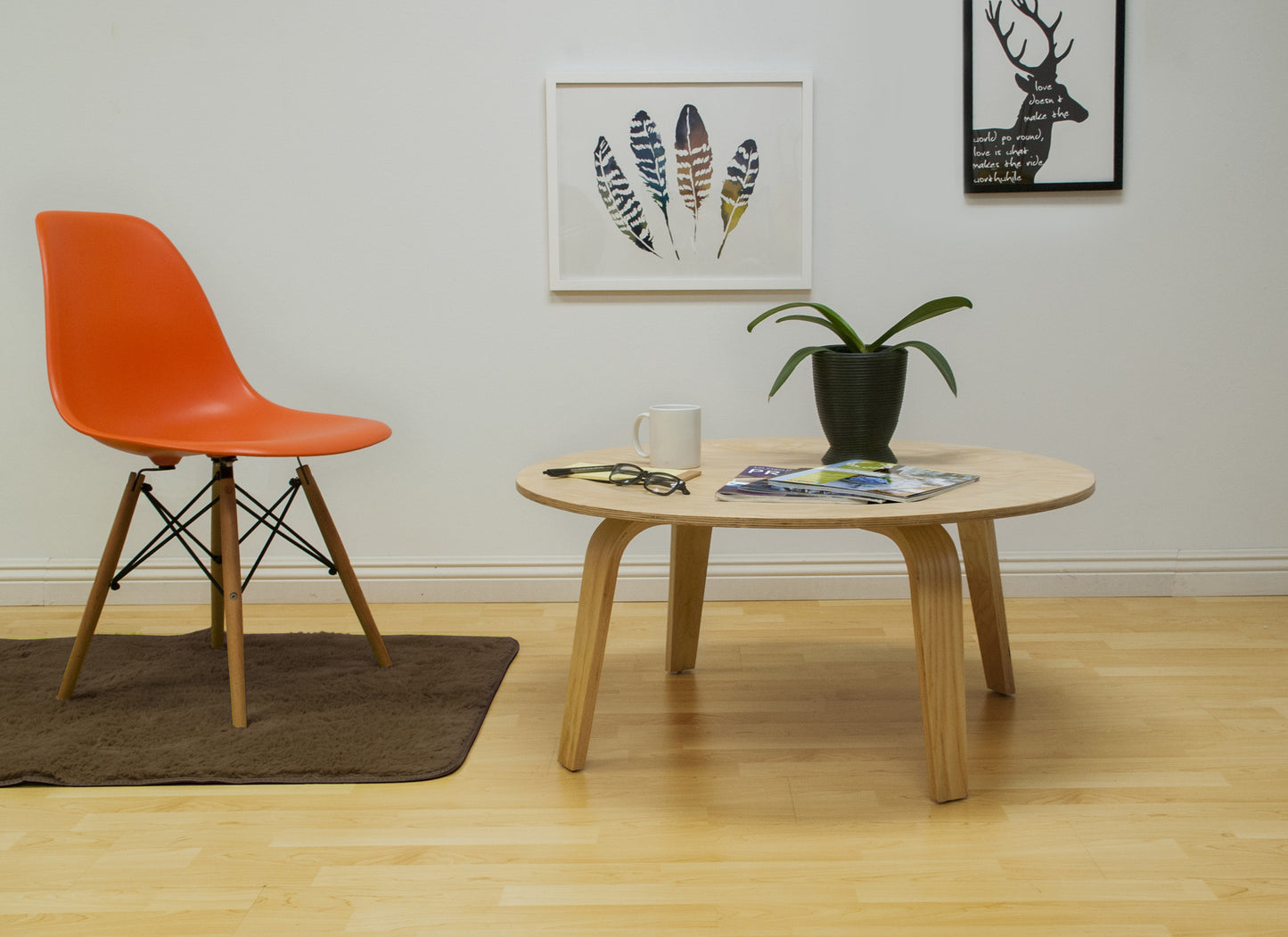 Luane Plywood Coffee Table - living-essentials