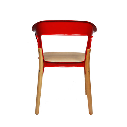 Jaslyn Wood and Steel Dining Chair - living-essentials